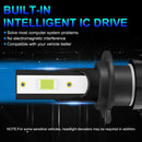 1 Pair Z3 H7 DC9-12V / 24W / 2200LM IP68 Car Waterproof Headlight 6LEDs SMD-3570 Lamp Beads(8000K White Light)