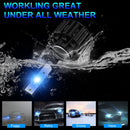 1 Pair Z3 H7 DC9-12V / 24W / 2200LM IP68 Car Waterproof Headlight 6LEDs SMD-3570 Lamp Beads(8000K White Light)