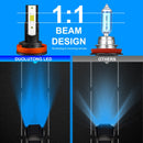 1 Pair Z3 H11 DC9-12V / 24W / 2200LM IP68 Car Waterproof Headlight 6LEDs SMD-3570 Lamp Beads(8000K White Light)