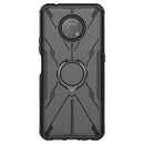 For Nokia G300 Armor Bear Shockproof PC + TPU Phone Case with Ring Holder(Black)