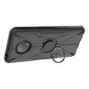 For Nokia G300 Armor Bear Shockproof PC + TPU Phone Case with Ring Holder(Black)