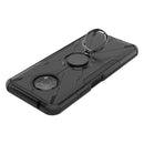For Nokia G300 Armor Bear Shockproof PC + TPU Phone Case with Ring Holder(Black)