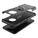 For Nokia G300 Armor Bear Shockproof PC + TPU Phone Case with Ring Holder(Black)