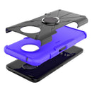 For Nokia G300 Armor Bear Shockproof PC + TPU Phone Case with Ring Holder(Purple)