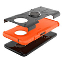 For Nokia G300 Armor Bear Shockproof PC + TPU Phone Case with Ring Holder(Orange)