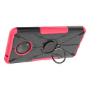 For Nokia G300 Armor Bear Shockproof PC + TPU Phone Case with Ring Holder(Rose Red)