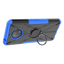 For Nokia G300 Armor Bear Shockproof PC + TPU Phone Case with Ring Holder(Blue)