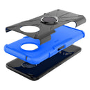 For Nokia G300 Armor Bear Shockproof PC + TPU Phone Case with Ring Holder(Blue)