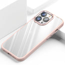 Four-corner Shockproof TPU + PC Phone Case For iPhone 13 Pro Max(Pink)