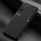 For Samsung Galaxy S22 5G Classic Tilt Strip Grain Magnetic Shockproof PC + TPU Phone Case(Black)