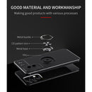 For Samsung Galaxy A33 5G Metal Ring Holder 360 Degree Rotating TPU Phone Case(Blue)