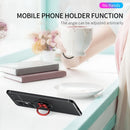 For Samsung Galaxy A53 5G Metal Ring Holder 360 Degree Rotating TPU Phone Case(Black+Rose Gold)