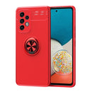 For Samsung Galaxy A53 5G Metal Ring Holder 360 Degree Rotating TPU Phone Case(Red)