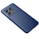 For OnePlus 10 Pro 5G Carbon Fiber Texture Shockproof TPU Phone Case(Blue)