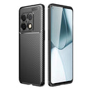 For OnePlus 10 Pro 5G Carbon Fiber Texture Shockproof TPU Phone Case(Black)