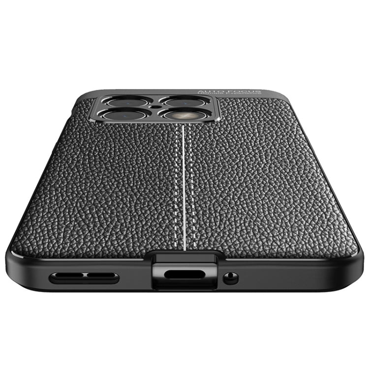 For OnePlus 10 Pro 5G Litchi Texture TPU Phone Case(Black)