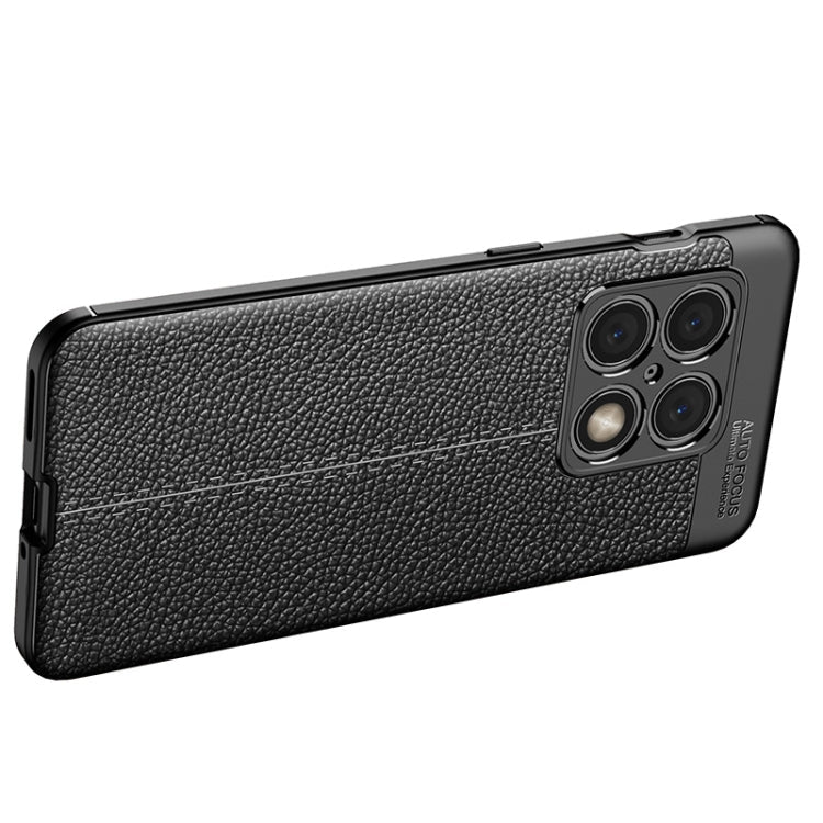 For OnePlus 10 Pro 5G Litchi Texture TPU Phone Case(Black)
