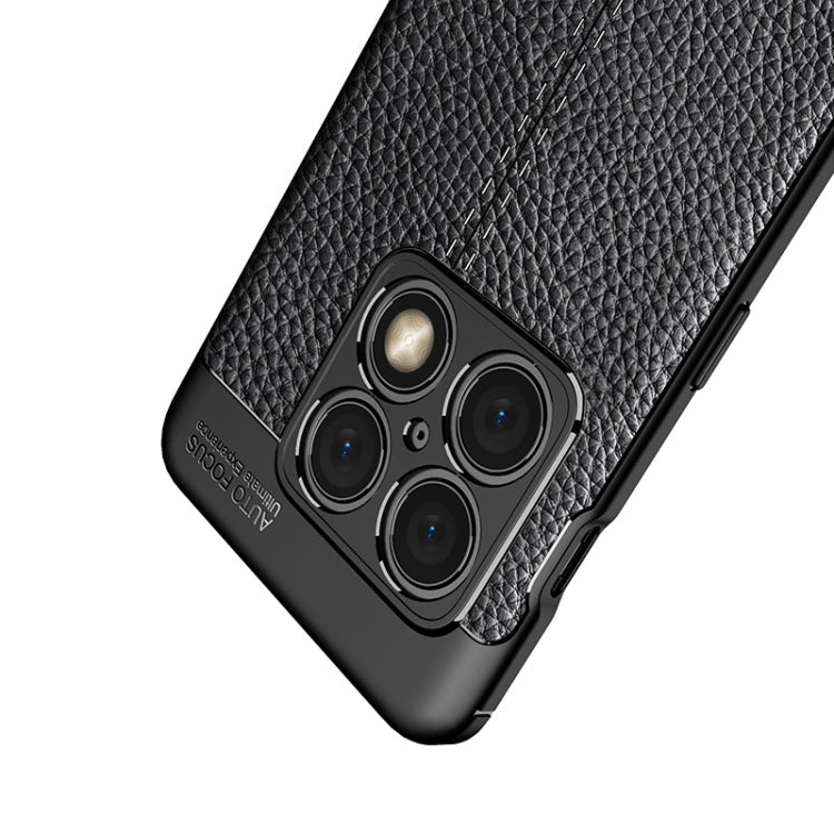 For OnePlus 10 Pro 5G Litchi Texture TPU Phone Case(Black)