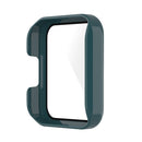 For Xiaomi Redmi Watch 2 PC + Tempered Glass Watch Protective Case(Pine Needle Green)