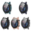 For Amazfit GTR 3 / GTR 3 Pro PC + Tempered Glass Watch Protective Case(Black)