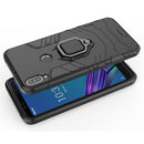 For Asus Zenfone Max Pro (M1) ZB601KL Shockproof PC + TPU Protective Case with Magnetic Ring Holder(Black)