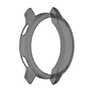For Garmin Venu 2 Half Coverage Hollowed TPU Protective Case(Transparent Black)