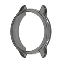 For Garmin Venu 2 Half Coverage Hollowed TPU Protective Case(Transparent Black)