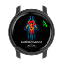 For Garmin Venu 2 Half Coverage Hollowed TPU Protective Case(Transparent Black)