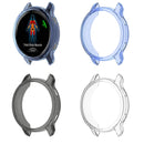 For Garmin Venu 2 Half Coverage Hollowed TPU Protective Case(Transparent Black)