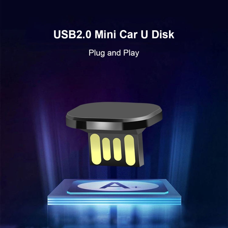 Car USB Interface Mini Metal U Disk, Capacity:64GB