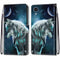 For Samsung Galaxy A03 Core Coloured Drawing Cross Texture Horizontal Flip Leather Phone Case with Holder & Card Slots & Wallet & Lanyard(Pensive Wolf)