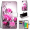 For Samsung Galaxy A03 Core Coloured Drawing Cross Texture Horizontal Flip Leather Phone Case with Holder & Card Slots & Wallet & Lanyard(Wild Rose)