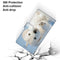 For Samsung Galaxy A03 Core Coloured Drawing Cross Texture Horizontal Flip Leather Phone Case with Holder & Card Slots & Wallet & Lanyard(Snow Puppy)