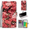 For Samsung Galaxy A03 Core Coloured Drawing Cross Texture Horizontal Flip Leather Phone Case with Holder & Card Slots & Wallet & Lanyard(Pink Rose Garden)