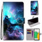 For Samsung Galaxy A03 Core Coloured Drawing Cross Texture Horizontal Flip Leather Phone Case with Holder & Card Slots & Wallet & Lanyard(Colorful Clouds)