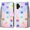 For Samsung Galaxy A13 4G Coloured Drawing Cross Texture Horizontal Flip Leather Phone Case with Holder & Card Slots & Wallet & Lanyard(Footprint Water Drops)