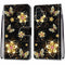For Samsung Galaxy A13 4G Coloured Drawing Cross Texture Horizontal Flip Leather Phone Case with Holder & Card Slots & Wallet & Lanyard(Gold Diamond Butterfly)