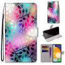 For Samsung Galaxy A53 5G Coloured Drawing Cross Texture Horizontal Flip Leather Phone Case with Holder & Card Slots & Wallet & Lanyard(Translucent Glass)
