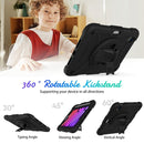 Shockproof PC + Silicone Combination Tablet Case with Holder & Hand Strap & Shoulder Strap For iPad mini 6(Black)