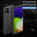 For Samsung Galaxy A03 EU Version Full Coverage Shockproof TPU Phone Case(Black)