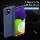 For Samsung Galaxy A03 EU Version Full Coverage Shockproof TPU Phone Case(Blue)