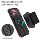 Armor Wristband Phone Case For iPhone XR(Pink)