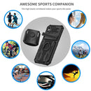 Armor Wristband Phone Case For iPhone XR(Black)
