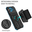 Armor Wristband Phone Case For iPhone XR(Blue)