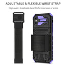 Armor Wristband Phone Case For iPhone XR(Purple)