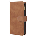 For Google Pixel 5a 5G Multifunctional Phone Leather Case with Card Slot & Holder & Zipper Wallet & Photo Frame(Brown)