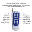 Swimming Pool ABS Wall Lamp LED Underwater Light, Power:24W(Colorful + Remote Control)