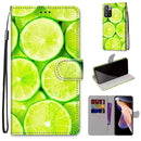 For Xiaomi Redmi Note 11 Pro / 11 Pro+ Coloured Drawing Cross Texture Horizontal Flip PU Phone Leather Case with Holder & Card Slots & Wallet & Lanyard(Colorful Layer(Lime)