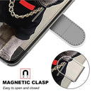For Xiaomi Redmi Note 11 Pro / 11 Pro+ Coloured Drawing Cross Texture Horizontal Flip PU Phone Leather Case with Holder & Card Slots & Wallet & Lanyard(Colorful Layer(Golden Chain Grey Cat)