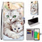For Samsung Galaxy A03 Core Coloured Drawing Cross Texture Horizontal Flip PU Phone Leather Case with Holder & Card Slots & Wallet & Lanyard(Colorful Layer(Big Cat Hugging Kitten)